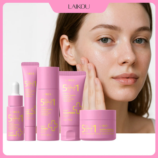 LAIKOU 5 In 1 Glow Up Skincare Set